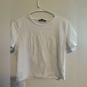 Zara White Basic T-shirt